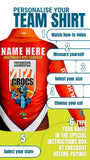 REEL GAUNTLET PERSONALISED COMPETITION SHIRT