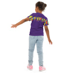 "HERE FISHY FISHY" FUNTIME LURE CREW NECK T-SHIRT - PURPLE STYLE #2