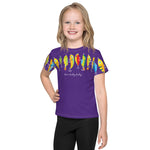 "HERE FISHY FISHY" FUNTIME LURE CREW NECK T-SHIRT - PURPLE STYLE #2