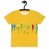 "Here Fishy Fishy" Funtime Lure crew neck t-shirt - style #1 — mango