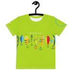 "Here Fishy Fishy" Funtime Lure crew neck t-shirt - style #1 — Lime