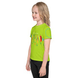 "Here Fishy Fishy" Funtime Lure crew neck t-shirt - style #1 — Lime