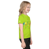 "Here Fishy Fishy" Funtime Lure crew neck t-shirt - style #1 — Lime