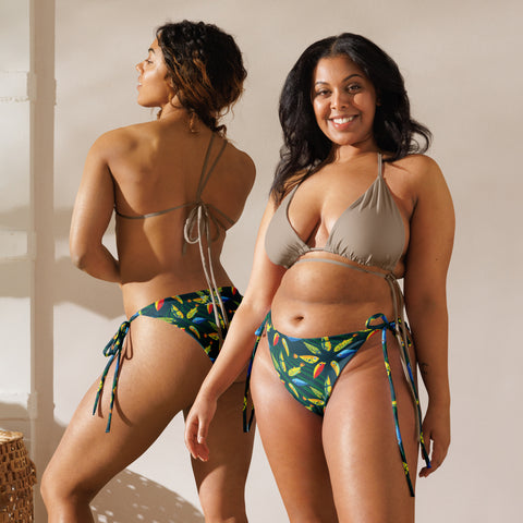 Tropical Lures recycled string bikini bottom