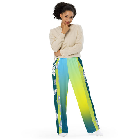 Tribal Fish unisex wide-leg pants