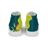 Men’s Lime Scallop Lure high top canvas shoes