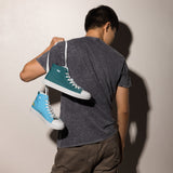 Men’s Blue Scallop Lure high top canvas shoes