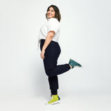 Women’s Lime Scallop Lure high top canvas shoes