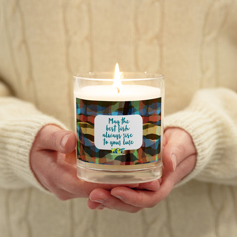 "May The Best Fish Rise To Your Lure" WRFL Gift Candle