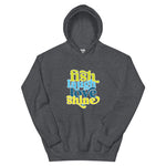 Fish Laugh Love Shine WRFL Plus Size Hoodie