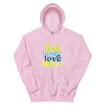 Fish Laugh Love Shine WRFL Plus Size Hoodie