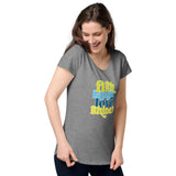 Fish Laugh Love Shine Women’s round neck tee