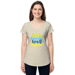 Fish Laugh Love Shine Women’s round neck tee