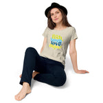 Fish Laugh Love Shine Women’s round neck tee