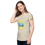 Fish Laugh Love Shine Women’s round neck tee