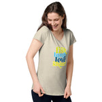 Fish Laugh Love Shine Women’s round neck tee