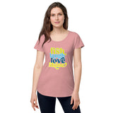 Fish Laugh Love Shine Women’s round neck tee