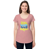 Fish Laugh Love Shine Women’s round neck tee