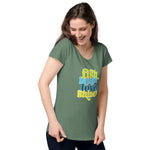 Fish Laugh Love Shine Women’s round neck tee